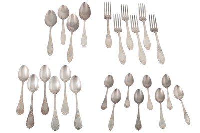 Lot 617 - A MODERN SOVIET ERA SILVER PLATED MIXED...
