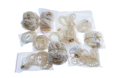 Lot 9 - A COLLECTION OF TWENTY FIVE MULTI STRAND RIVER...