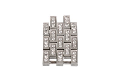 Lot 198 - A GROUP OF THREE  CARTIER DIAMOND SET SPARE...