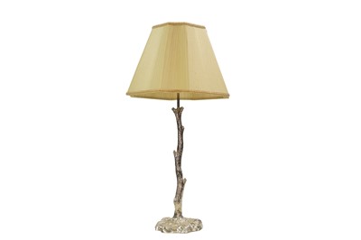 Lot 220 - A PORTA ROMANA STYLE TABLE LAMP, of tree...