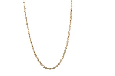 Lot 18 - A VINTAGE MARINE LINK CHAIN, by Stephan, signed