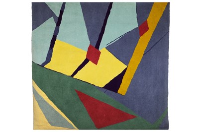 Lot 213 - CEADOGAN RUG, of abstract design, commissioned...