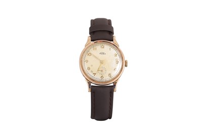 Lot 5 - A GENT'S VINTAGE OMEGA 9CT GOLD TRIBEX WRIST...