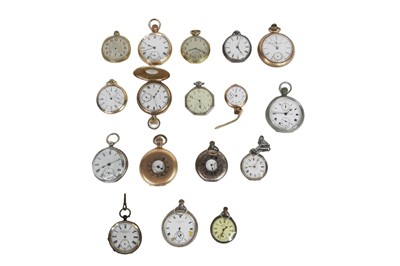 Lot 393 - SEVENTEEN VARIOUS EARLY 20TH CENTURY POCKET...