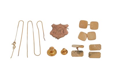 Lot 145 - A COLLECTION OF VARIOUS GOLS ITEMS, to include...