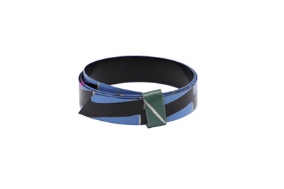 Lot 6 - AN ART DECO EXPANDABLE CELLULOID BRACELET,...