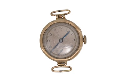 Lot 412 - A VINTAGE 9CT GOLD ROLEX WATCH HEAD, Swiss...