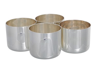 Lot 200 - A VINTAGE RARE PROVINCIAL IRISH SILVER SET OF...