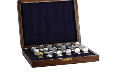 Lot 492 - A VINTAGE SET OF EIGHTEEN MENU HOLDERS IN...
