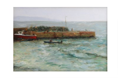 Lot 519 - PAUL KELLY, (IRL Contemporary) “Rough sea –...