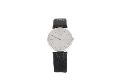 Lot 419 - A GENT'S ULTRA SLIM LONGINES WRIST WATCH,...