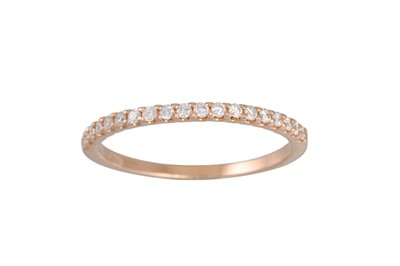 Lot 230 - A DIAMOND HALF ETERNITY RING, mounted in 18ct...