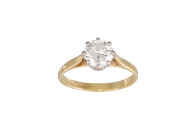 Lot 262 - A DIAMOND SOLITAIRE RING, the brilliant cut...
