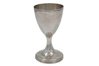 Lot 616 - A GEORGE III IRISH PROVINCIAL SILVER CHALICE,...