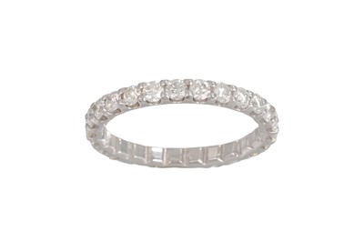 Lot 151 - A DIAMOND FULL ETERNITY RING, the brilliant...