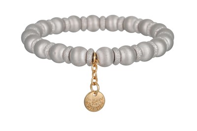Lot 208 - A BEADED BRACELET