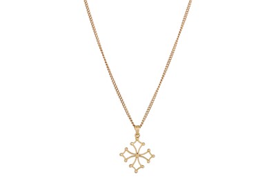 Lot 216 - AN 18CT YELLOW GOLD EGYPTIAN COPTIC CHRISTIAN...