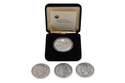 Lot 627 - THREE SILVER US DOLLARS, one 1921, two 1929....