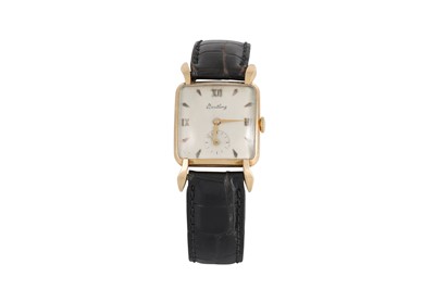 Lot 416 - A GENT'S VINTAGE 1940s 18CT GOLD BREITLING...