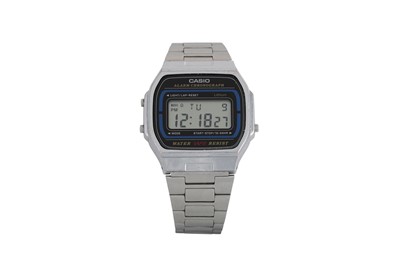 Lot 420 - A GENT'S STAINLESS STEEL CASIO ALARM...