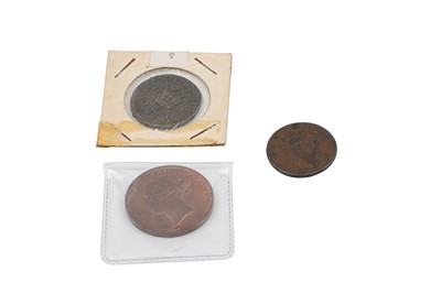 Lot 546 - A 1690 IRISH GUNMONEY HALF-CROWN EF, a 1781...