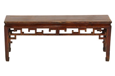 Lot 631 - A VINTAGE ORIENTAL LOW RECTANGULAR PRAYER...
