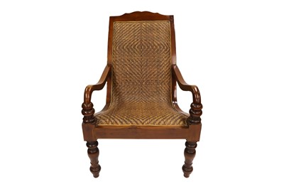 Lot 632 - A VINTAGE WEST INDIES VERANDA CHAIR, hard wood...