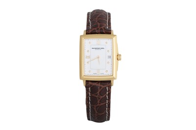 Lot 442 - A LADY'S RAYMOND WEIL WRISTWATCH,...