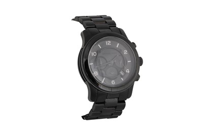 Lot 446 - A MICHAEL KORS CERAMIC WRISTWATCH, large face,...