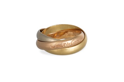 Lot 276 - A “LE MUST DE CARTIER” THREE COLOUR GOLD...