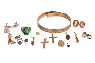 Lot 297 - A COLLECTION OF GOLD, together with other...