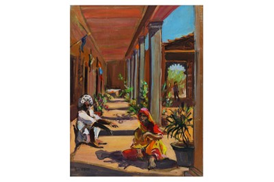 Lot 555 - SUE WALES (English, B 1942) Untitled; A couple...