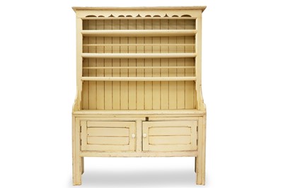 Lot 521 - AN EARLY 19TH CENTURY IRISH PAINTED PINE...