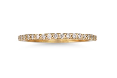 Lot 312 - A DIAMOND HALF ETERNITY RING, the brilliant...