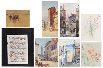 Lot 520 - AN INTERESTING COLLECTION OF FRAMED PICTURES,...