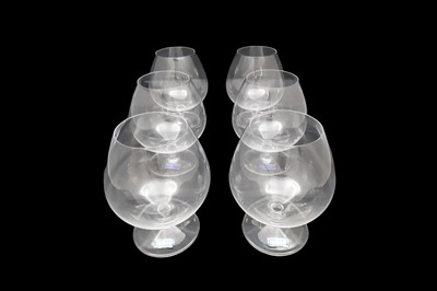 Lot 578 - THREE BOXED PAIRS OF WATERFORD BRANDY BALLOONS...