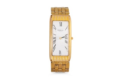 Lot 405 - A LADY'S RAYMOND WEIL WRIST WATCH, white face,...