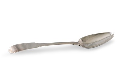 Lot 469 - A GEORGIAN SILVER SPOON, 1812, Dublin