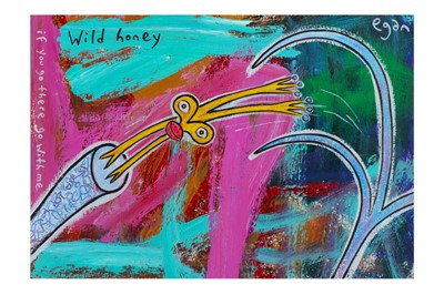 Lot 532 - EGAN (CONTEMPORARY), 'Go With Me', mixed media...