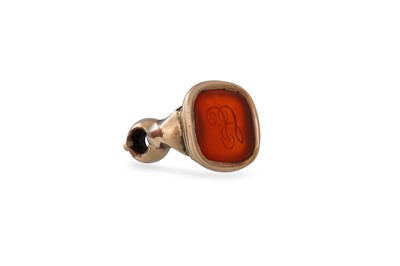 Lot 73 - AN ANTIQUE CARNELIAN SEAL