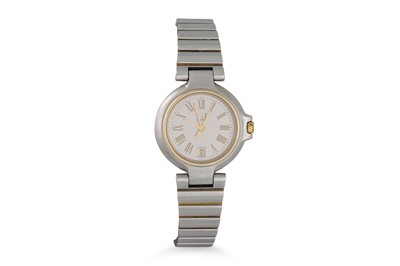 Lot 496 - A LADY'S DUNHILL WRIST WATCH, stainless steel,...