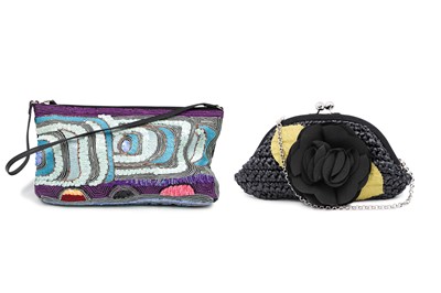 Lot 575 - A LULU GUINNESS BAG, together with a...