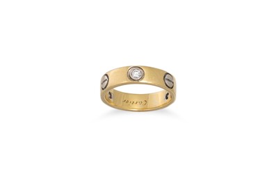 Lot 409 - A DIAMOND BAND RING, mounted in 18ct yellow...