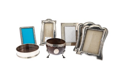 Lot 546 - A COLLECTION OF THREE ANTIQUE SILVER PHOTO...