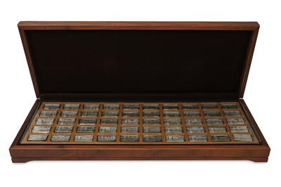 Lot 566 - A CASED SET OF SILVER (STERLING .925) "One...