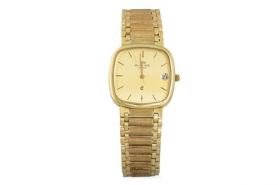 Lot 202 - A GENT'S 9CT GOLD GLYCINE WRIST WATCH, cased