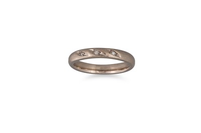 Lot 118 - A DIAMOND SET BAND, mounted in 18ct white gold,...