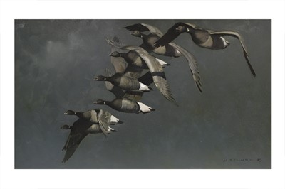 Lot 511 - KEITH SHACKLETON (1923 - 2015), 'Brent Geese...