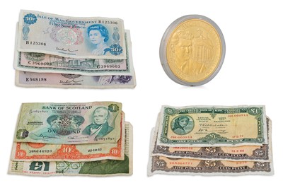 Lot 477 - A BAG OF SILVER COINS, together with some...