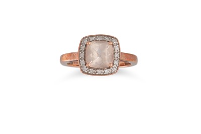 Lot 193 - A DIAMOND AND STONE SET DRESS RING, mounted in...